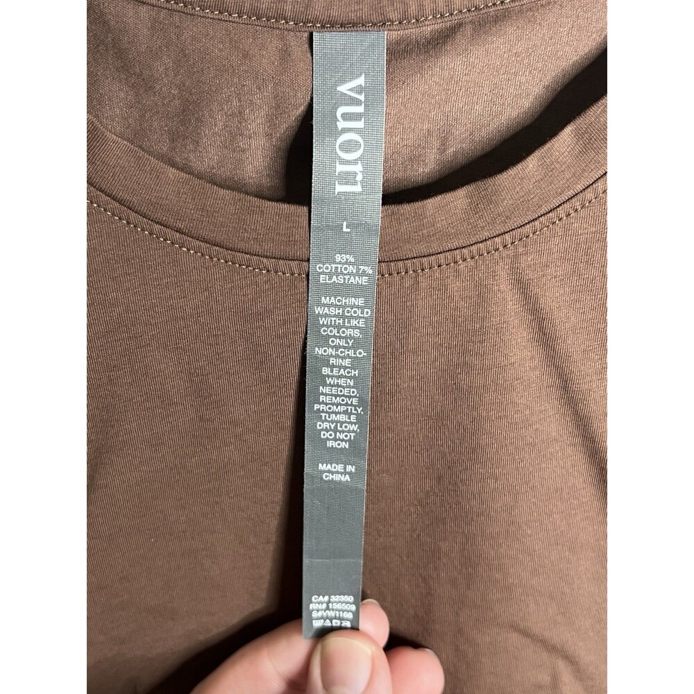 Vuori Women's Brown Crop Top - Picture 4 of 4
